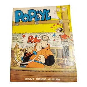 1972 POPEYE RIESEN COMIC ALBUM 1967 Bud Sagenorf King Features 14" x 11" LESEN - Bild 1 von 14