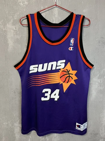 Vintage 90's CHARLES BARKLEY Phoenix Suns Champion NBA Basketball Jersey sz 40 Cover