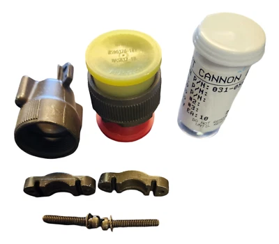 ITT Cannon CA3106E18-1S-F80-F85 MIL Circular Connector, 10 Contact, Cable Mount - Image 1 of 4