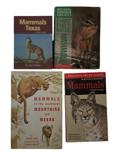 Set Of 4 Mammals Books Texas North America Mountains Mesas Guides Tekiela Bowers - Picture 1 of 3