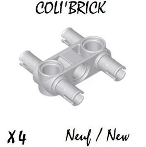 Lego 48989 - 4x Brique / Technic, Pin Connector 3L - Light Bluish Gray - NEUF - Imagen 1 de 1