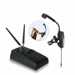 UHF Professional Wireless Instrument Microphone for Orchestra Saxophone Trumpet - Picture 1 of 9