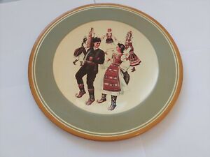 Wall Plate Macedonian Dance-Oro /National Costume/ Folklore/ Decorative plate