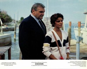 Cocoon original lobby card Brian Dennehy Tahnee Welch
