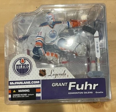 McFarlane NHL Legends Series 2 - GRANT FUHR Edmonton Oilers Goalie (Novo em folha) - Imagem 1 de 2
