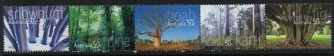 AUSTRALIA - 2005 Native Australian Trees #2412-2416a - VF MNH Cover