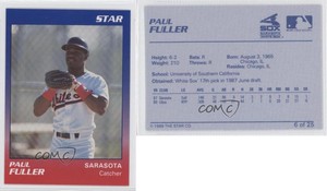 1989 Star Sarasota White Sox Paul Fuller #6