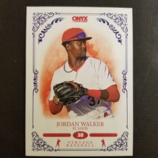 2022 Onyx Vintage Extended #Ovjw JORDAN WALKER St. Louis Cardinals NM-MT+