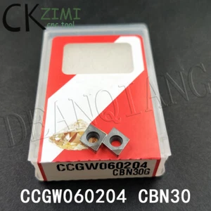 2Pcs CCGW060204 CBN30 / CCGW21.51 High hardness CNC Boron Nitride Diamond Insert - Imagen 1 de 6