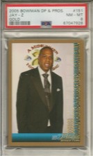 2005 Bowman DP & PROS # 151 Jay-Z GOLD PSA 8 NM MT Draft Picks and Prospects HOV