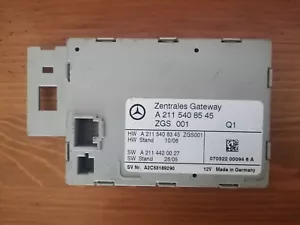 07-09 Mercedes Benz W211 E350 E550 Central Gateway Control Module - Picture 1 of 3