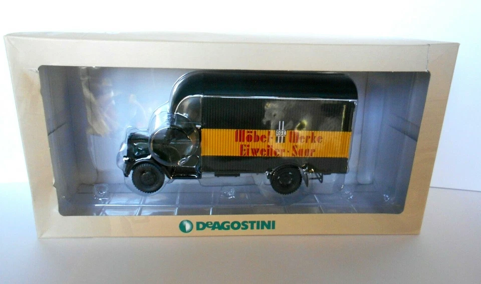 DIE-CAST CAMION TRUCK OPEL BLITZ MOBEL-WERKE 1949 1:43 - TEST DE AGOSTINI - Immagine 1 di 2