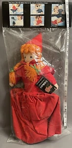 VINTAGE DIPPITY FLIP 3 DOLLS IN 1 LITTLE RED RIDING HOOD GRANDMOTHER WOLF NEW - Picture 1 of 12