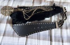 DIA d.i.a Belt Fur Black Color Women's Fashion Accessories Used