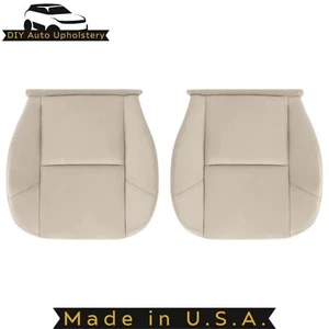 2007-2008 For Cadillac Escalade Leatherette Front Bottom Covers Very Lt Cashmere - Picture 1 of 9