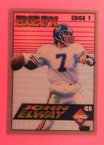 1994 Collector's Edge F/X Edge 1, Denver Broncos - JOHN ELWAY - NFL HOF