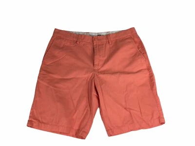 Pantalones Cortos Chinos Para Hombre Old Navy Ultimate Slim Coral Talla 32 Informales 10" Entrepierna Algodón Foto 1 de 4