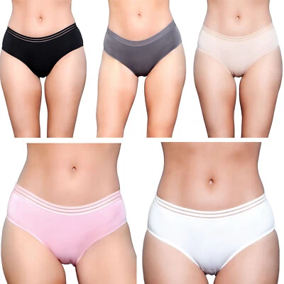 Calzoncillos de microfibra sin costuras cintura a rayas niño pantalones cortos ropa interior bragas 1848 Foto 1 de 4