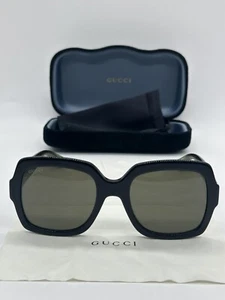 Gafas de sol para mujer GUCCI GG0036SN 002 negras cuadradas rectangulares 54 mm - Imagen 1 de 8