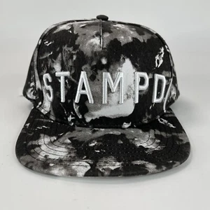Stampd Hat Cap Adjustable SnapBack Gray Camo New Angeles Skater Street Mens New - Picture 1 of 14
