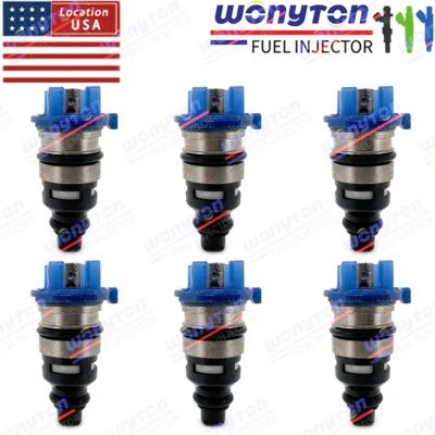 6Pcs Fuel Injectors KL0113250 For Ford Probe Mazda MX-6 626 Millenia 2.5L Foto 1 de 4