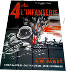 Westfront 1918 Vier Von Der Infanterie Orig Frenc Poster 1930 47X63 Gwpabst