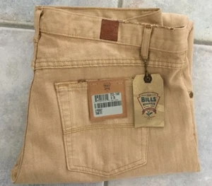 NWT Bills khakis 5T32-TWBT Cotton/polyester SZ 37x32 5 Pocket Trim Fit Khaki$165 - Picture 1 of 1