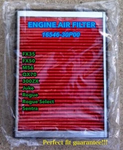 AF4675 PREMIUM Engine Air Filter for NISSAN Sentra Rogue Rogue Select Juke 300ZX - Picture 1 of 1