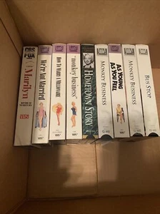 MARILYN MONROE 9 VHS Lot (1 New) - Picture 1 of 2