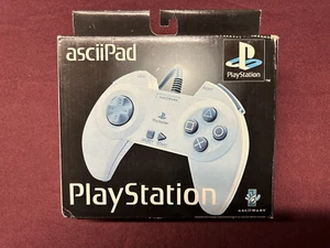 Sony PlayStation 1 PS1 ASCII Pad Controller Boxed Grey Videogame Control Pad - Picture 1 of 11
