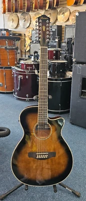 Guitarra Eléctrica Acústica Ibanez AEG1812II AEG Violín Oscuro Sunburst Foto 1 de 4