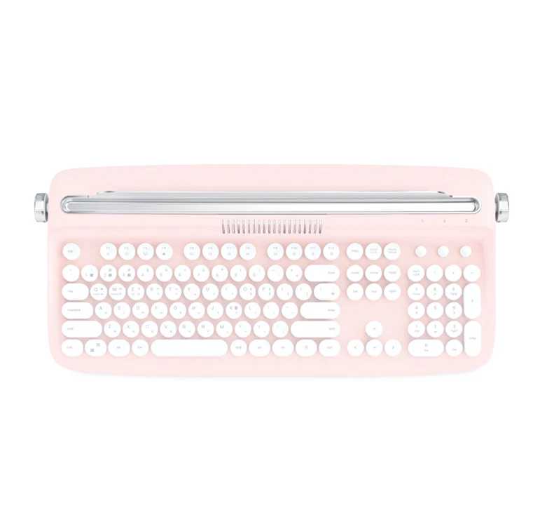 ACTTO B503 Retro Multi-pairing Bluetooth Keyboard Circle Key/ Free Shipping - Image 1 of 1