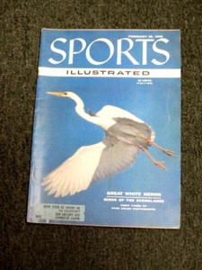 1956 Sports Illustrated FEBRUARY 20, GREAT WHITE HERON - Picture 1 of 1