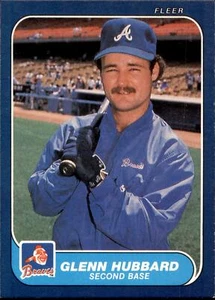 Glenn Hubbard #518 1986 Fleer - Picture 1 of 2