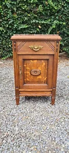 antike Jugendstil Nachtkommode Eiche massiv / komplettes Schlafzimmer möglich - Bild 1 von 10