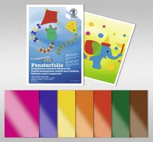 Ursus Lámina para Ventanas de Color Transparente 7 Hoja 23 X 33CM Surtidos En 7 - Imagen 1 de 2