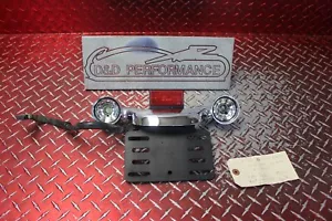 2022 HARLEY ROAD GLIDE OEM REAR TURN SIGNALS & TAG BRACKET BRAKE LIGHT RG36 - Picture 1 of 11