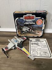 Vintage Star Wars Battle Damaged X-Wing Fighter Kenner Complete W  Box