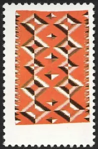 US Sc# 2236 VAR *MINT OG NH* { "BLACK OMITTED MAJOR" ERROR } NAVAJO ART USA 22c - Picture 1 of 2