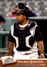 2007 San Antonio Missions Grandstand #9 Shawn Wooten Covina California CA Card