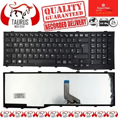Nuevo FUJITSU AH532 A532 N532 NH532 TECLADO REINO UNIDO DISEÑO CON MARCO CP575204-01 F226 Foto 1 de 3
