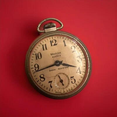 Vintage Westclox Scotty Pocket Watch - Image 1 of 2