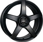 Alloy Wheels 15" Calibre Pace Black Matt For Vw Jetta [Mk1] 79-84