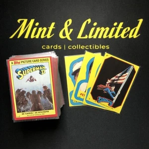 1980 Topps Superman II Complete Card 1-88 Set + 4 Stickers (4-8-9-17) MINT - Picture 1 of 8