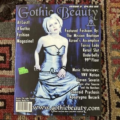 Gothic Beauty Magazine #2. Gothic Music Fashion Magazine Industrial Club Kid Y2K - Image 1 of 4