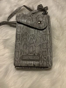 SIMPLY SOUTHERN Mujer Teléfono Celular Bandolera Bolso de Hombro Cartera Plateada Billetera - Imagen 1 de 11
