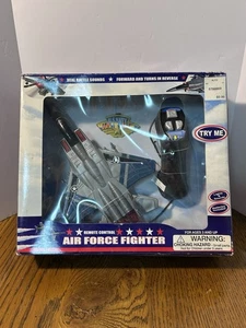 Remote Control Air Force Fighter Real Battle Sounds Brand New Sealed Damaged Box - Picture 1 of 11
