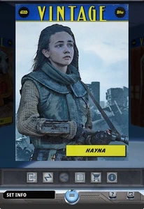 Topps Star Wars Card Trader 2025 Vintage S3 Blue Rare - Hayna - Bild 1 von 1