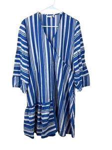 Chinti & Parker Striped Blue/White Parasol Dress NO BELT SZ: 8 - Picture 1 of 4
