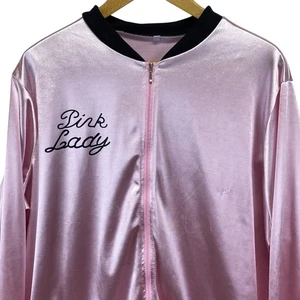Fettrosa Damen durchgehender Reißverschluss leichte Damen Jacke Kostüm XXL - Bild 1 von 12